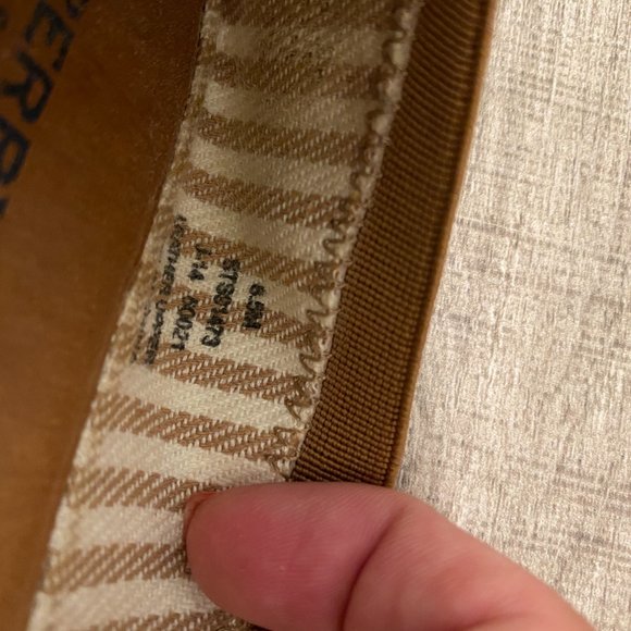 SPERRY TOP SIDER - TAN LEATHER & SUEDE FLAT - Picture 4 of 5